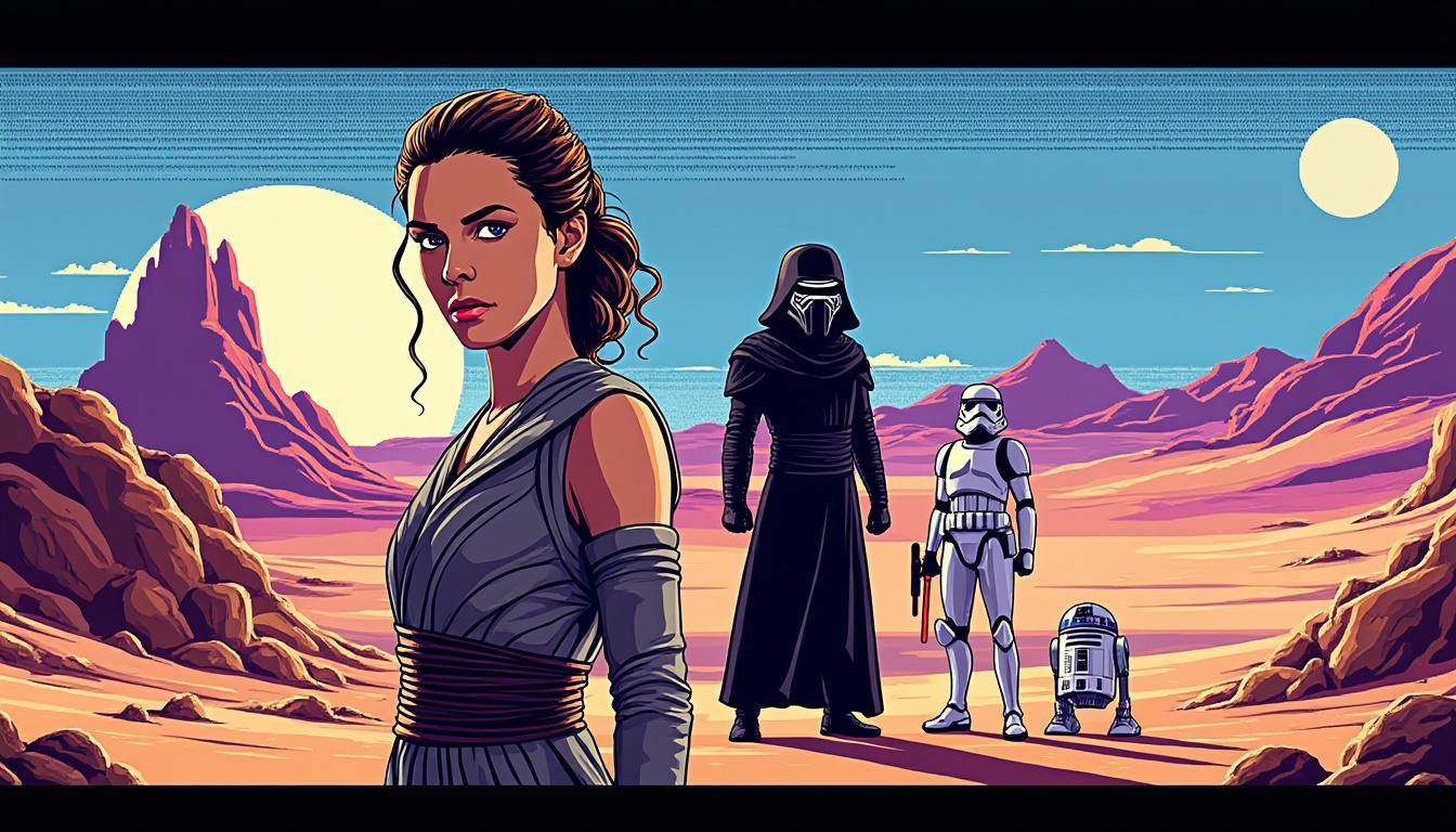 explore the newest star wars sequel trilogy prints from bottleneck gallery. discover exclusive artwork inspired by your favorite heroes and villains, perfect for collectors and fans alike.