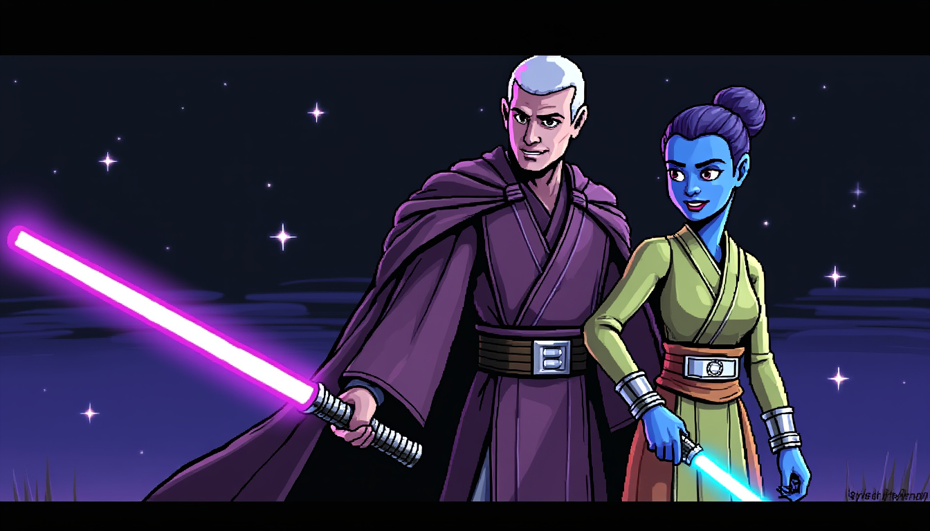 Exploring the Dark Paths: Mace Windu and Aayla Secura's Thrilling Adventure in 'Jedi Knights' #7 1 dive into excitement as mace windu and aayla secura confront dangerous secrets and perilous choices in 'jedi knights' #7. explore their gripping journey down the dark paths of the star wars universe in this thrilling comic adventure.