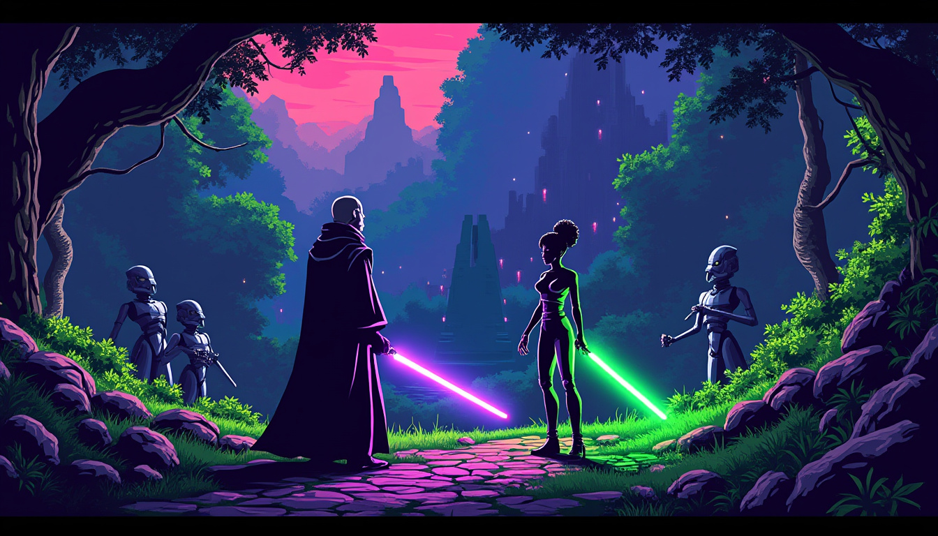 dive into the action-packed saga of 'jedi knights' #7 as mace windu and aayla secura embark on a perilous journey through the galaxy's darkest corners. discover thrilling encounters, hidden dangers, and unexpected twists in their latest adventure.