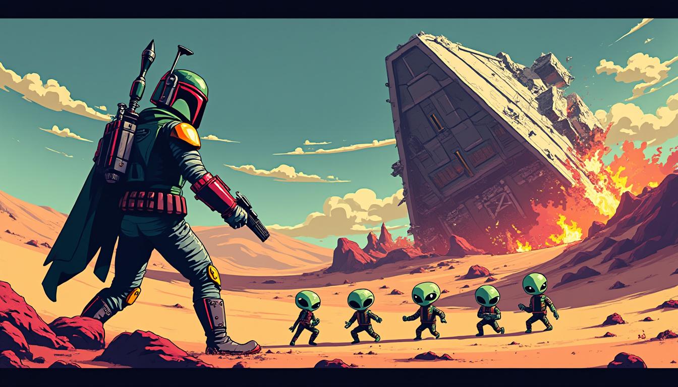 dive into ‘star wars: boba fett – black white &amp; red’ #2 and discover how the galaxy’s most infamous bounty hunter unexpectedly steps into the role of hero. explore plot highlights, character depth, and exclusive insights in this exciting comic issue review.