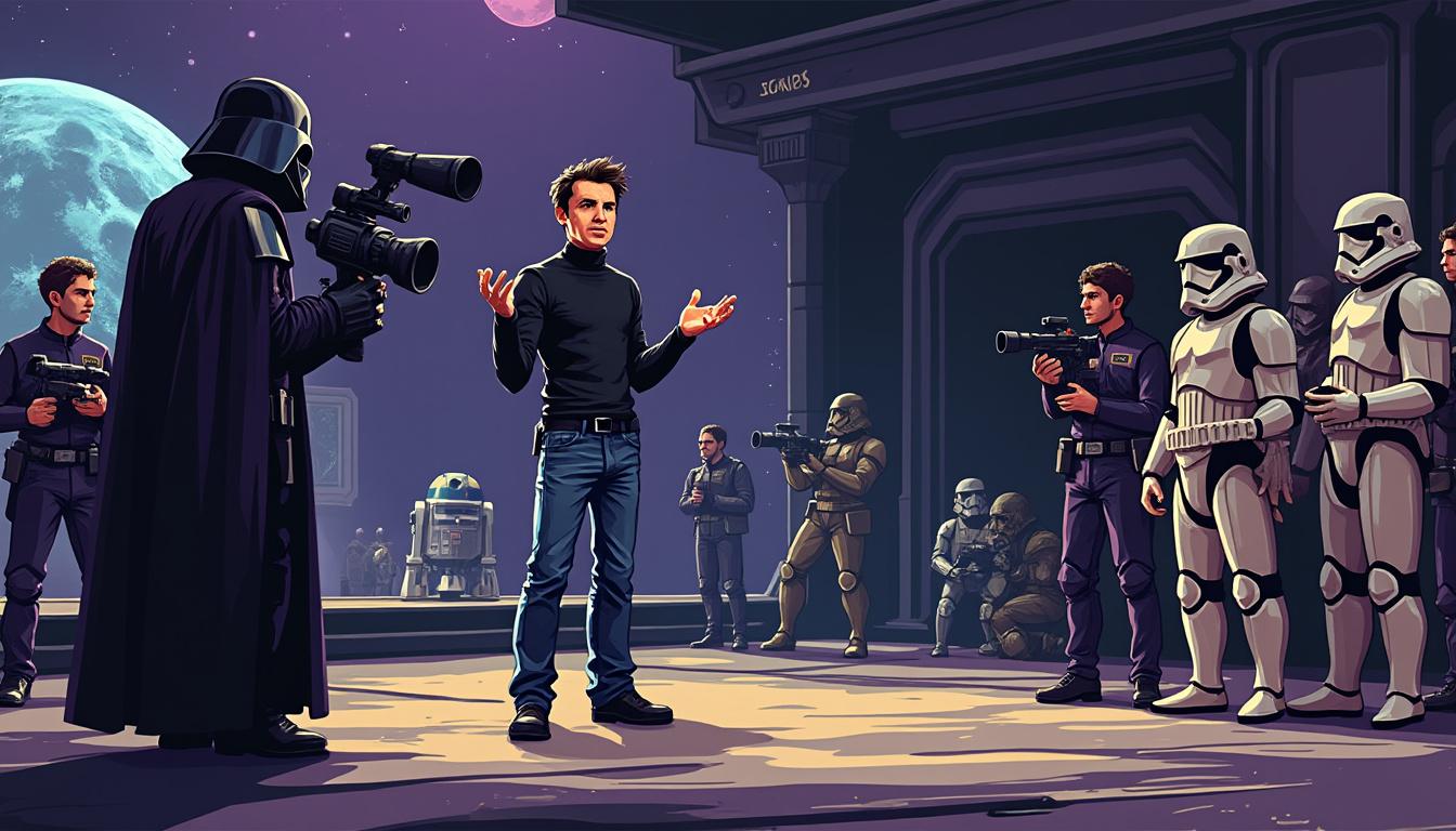 discover shawn levy's enthusiasm and joy while filming 'star wars: starfighter,' sharing behind-the-scenes excitement from every single day on set.