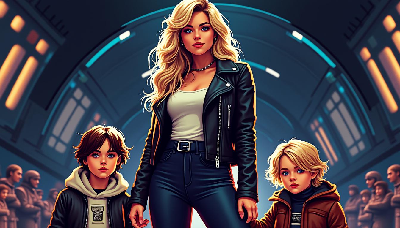 billie lourd and her children pay tribute to carrie fisher in a touching new photoshoot, celebrating her legacy and unforgettable spirit.