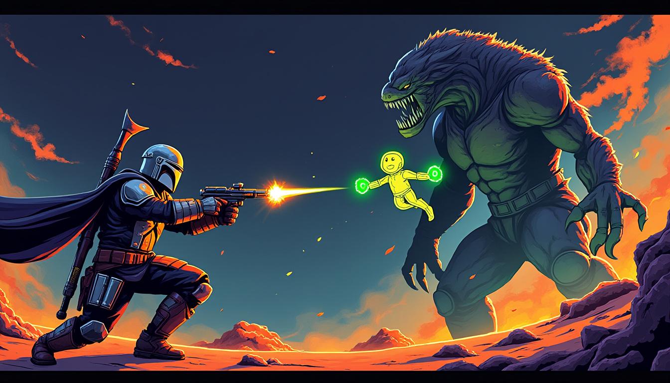 discover the thrilling new trailer for 'the mandalorian and grogu' alongside 'avatar: fire and ash,' showcasing intense action scenes and an epic monster battle that fans won't want to miss.