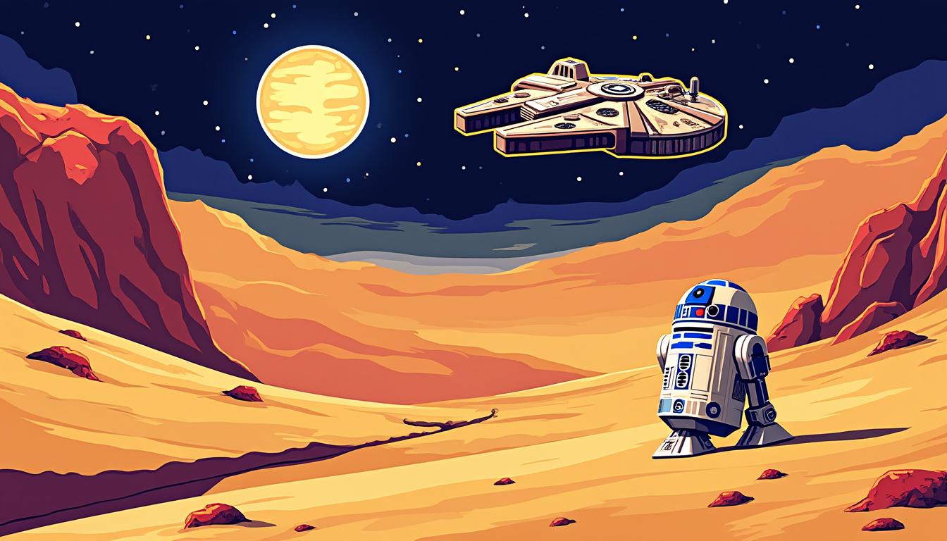 explore how 'star wars' is bringing its futuristic vision to life this year, beginning with an exciting new film shoot set in a galaxy far, far away.