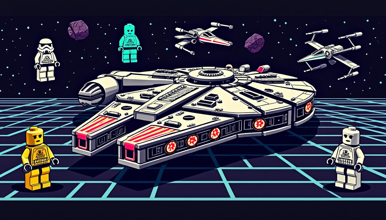 explore lego's latest 'star wars' smart play sets, featuring five innovative designs including the iconic millennium falcon, blending creativity with interactive technology for an engaging building experience.