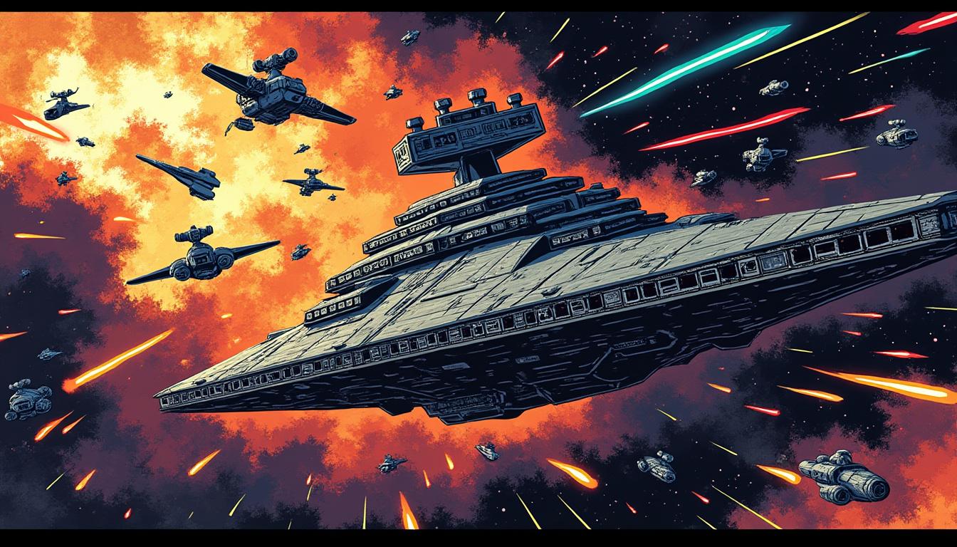 discover the explosive surge in 'star wars' #9 as the nagai revolution ignites the penultimate issue with intense action and thrilling twists. a must-read for star wars fans!