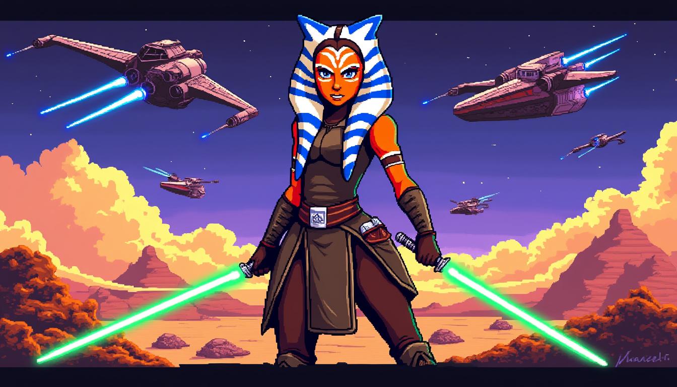 rosario dawson shares insights on how ashley eckstein’s legacy influences and enriches her portrayal of ahsoka, highlighting the impact of the character’s history on her performance.