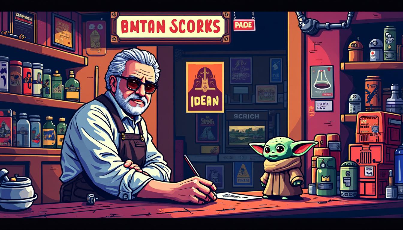 discover martin scorsese's surprising cameo as an ardennian shopkeeper in the thrilling new trailer for 'the mandalorian and grogu.' don't miss this epic crossover moment!