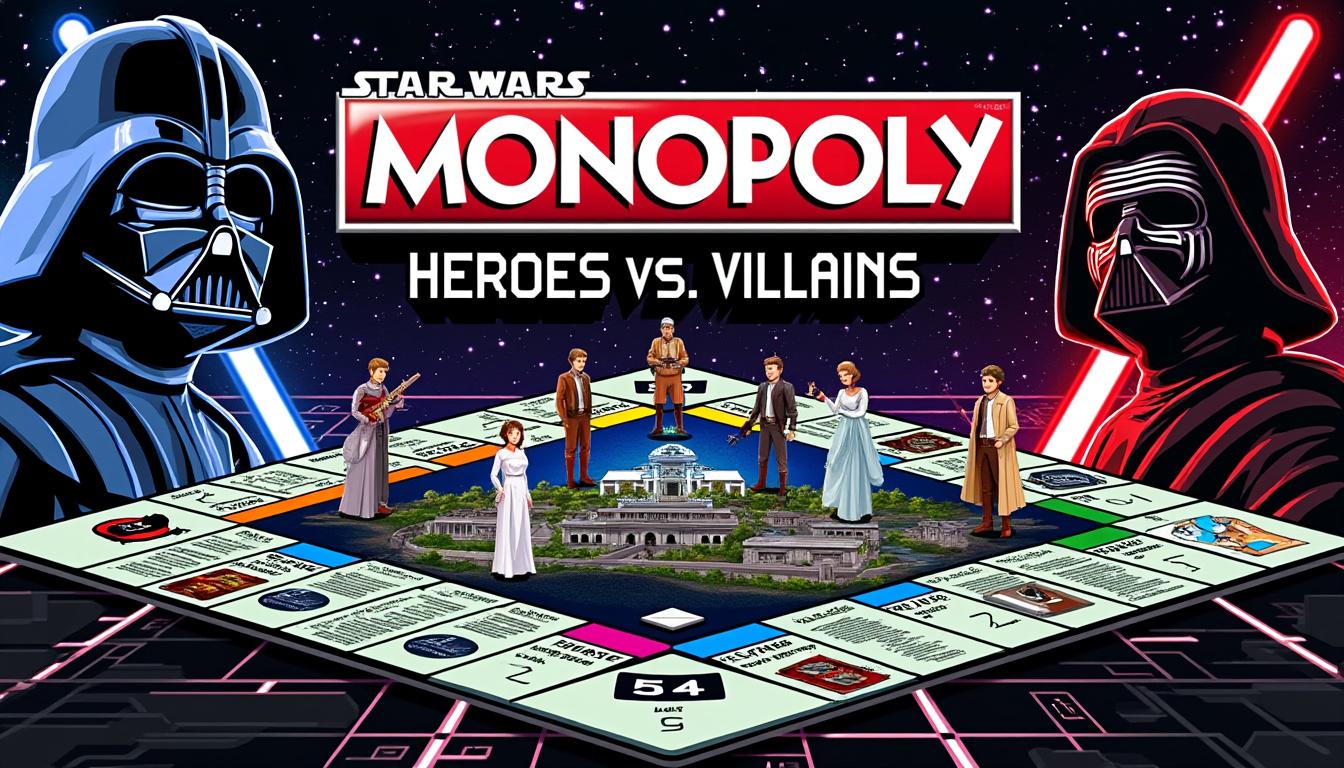 discover the exciting launch of monopoly star wars: heroes vs. villains video game this june. join your favorite characters in epic battles and strategic gameplay!