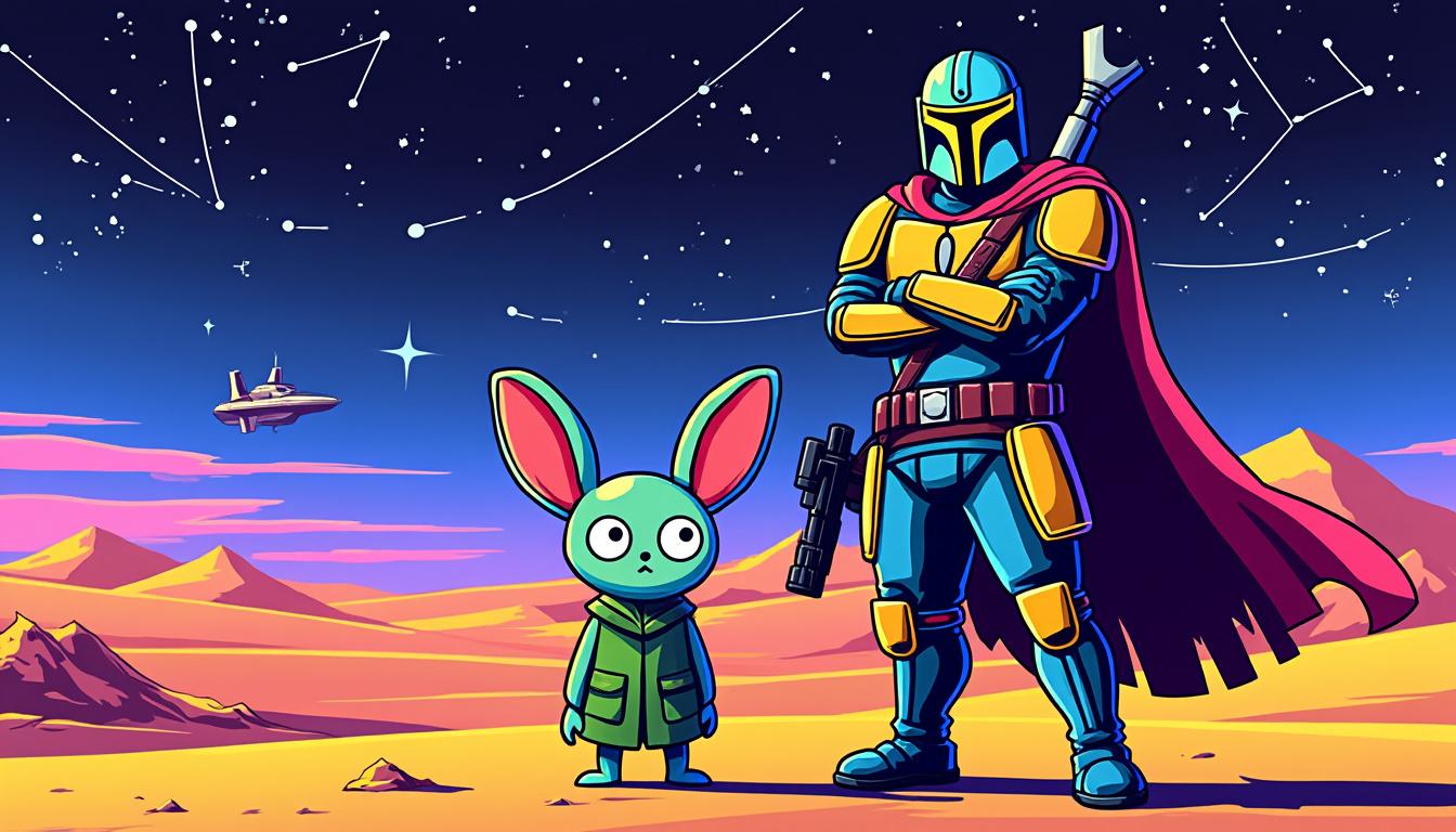 dave filoni describes 'the mandalorian and grogu' as a grand tribute to the iconic duo, accompanied by a fresh image unveiling that captures their legendary bond.