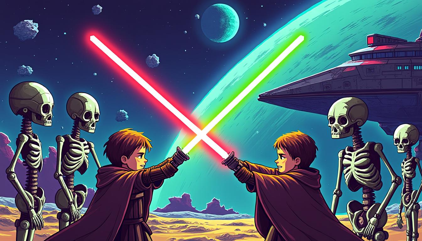 skeleton crew and young jedi adventures win big with five awards at the children's & family emmys, celebrating excellence in kids' entertainment.