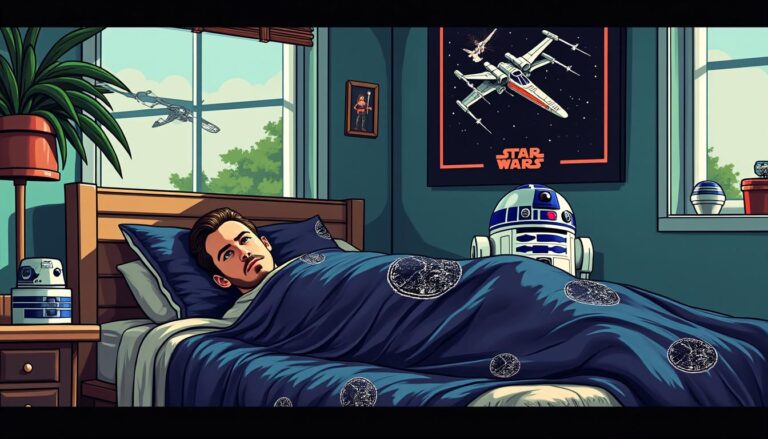 Home 2 discover how ryan gosling missed tom cruise’s set visit during the filming of 'starfighter' and wrapped himself in childhood 'star wars' sheets for comfort.