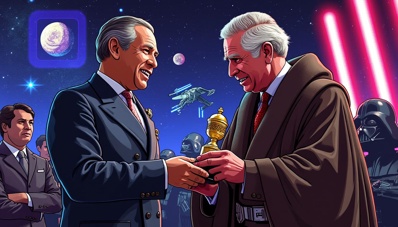 warwick davis receives obe from the prince of wales in recognition of his exceptional contributions to drama and philanthropy, celebrating his impactful career and charitable efforts.