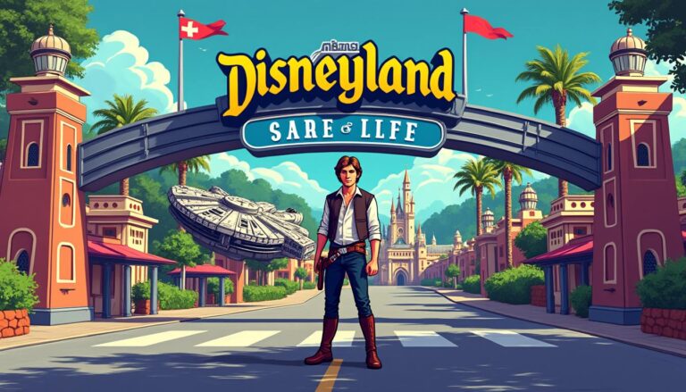 get an exclusive first look at han solo's arrival at disneyland as galaxy’s edge undergoes an exciting timeline transformation, bringing new adventures to the star wars universe.