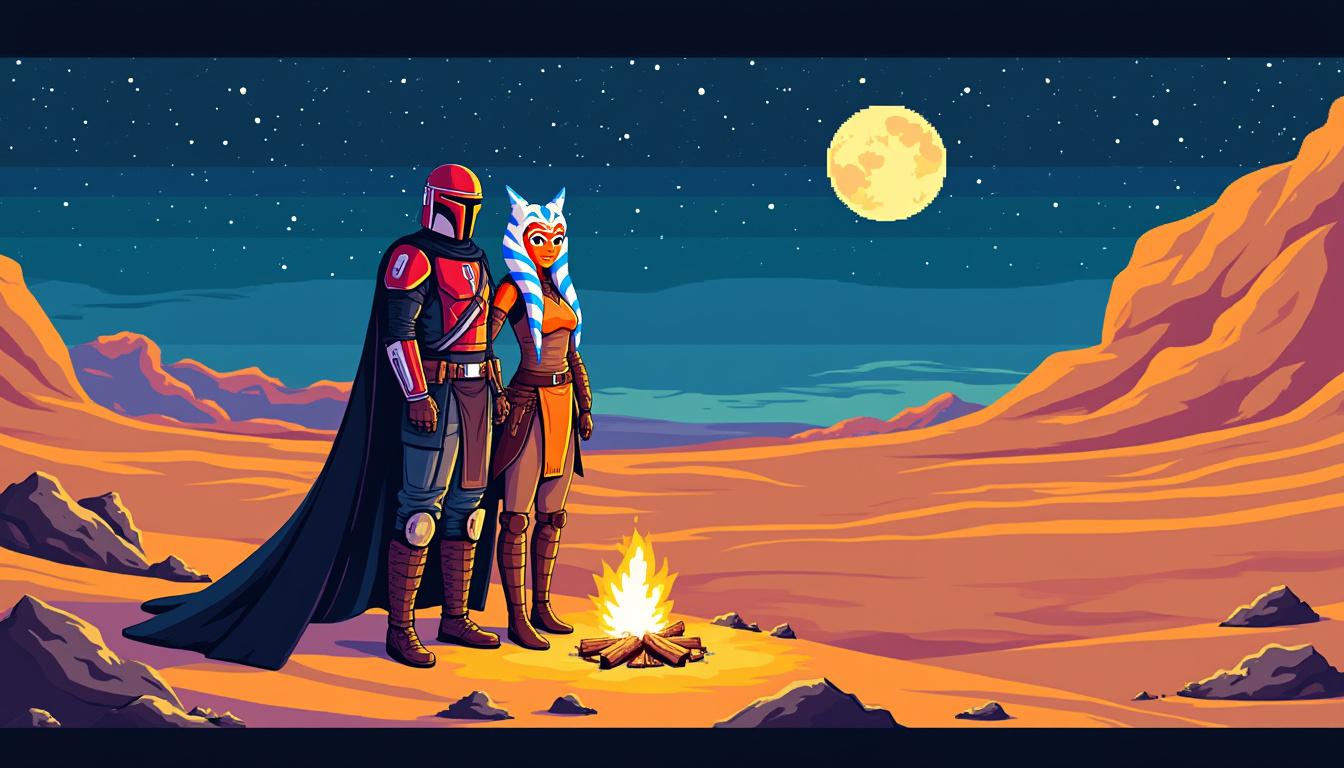 jon favreau reveals that 'the mandalorian' season 4 was intended to connect with 'ahsoka' season 2, while kathleen kennedy discusses her cameo in martin scorsese’s film.