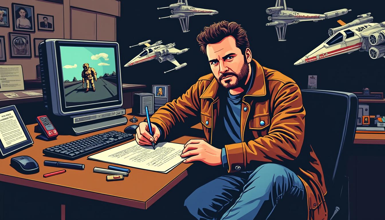 jon favreau shares his journey creating 'the mandalorian and grogu' for a broad audience, explores the evolution of a.i., and reveals exclusive insights from cinemacon.