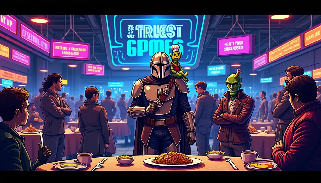 join jon favreau at an exclusive cinemacon luncheon spotlighting the hit series 'the mandalorian' and fan-favorite character grogu. get insights into the making of the show and behind-the-scenes stories.