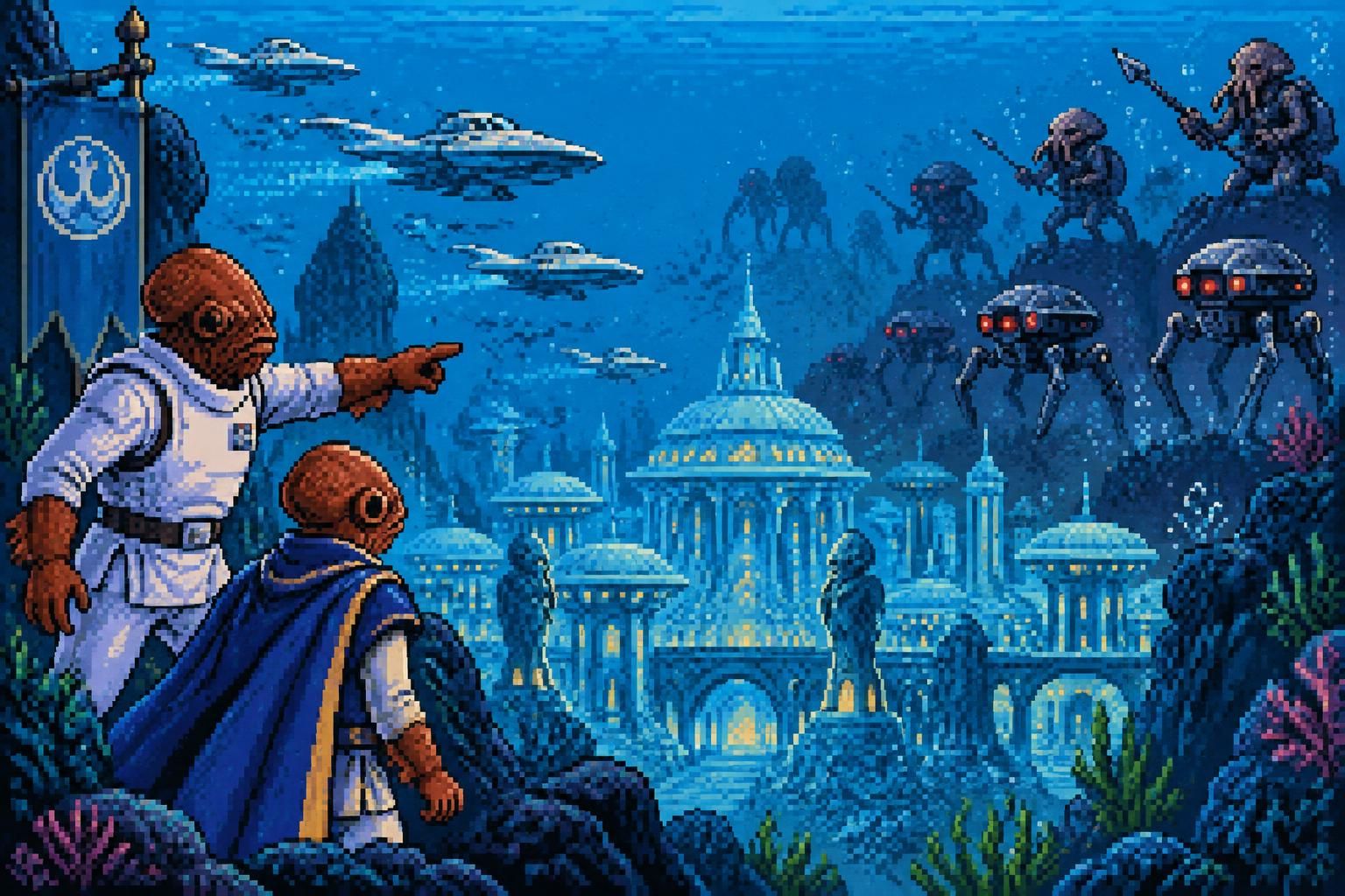 discover king lee-char, the young mon calamari ruler, as he faces an underwater conflict that will shape the fate of his world in star wars.