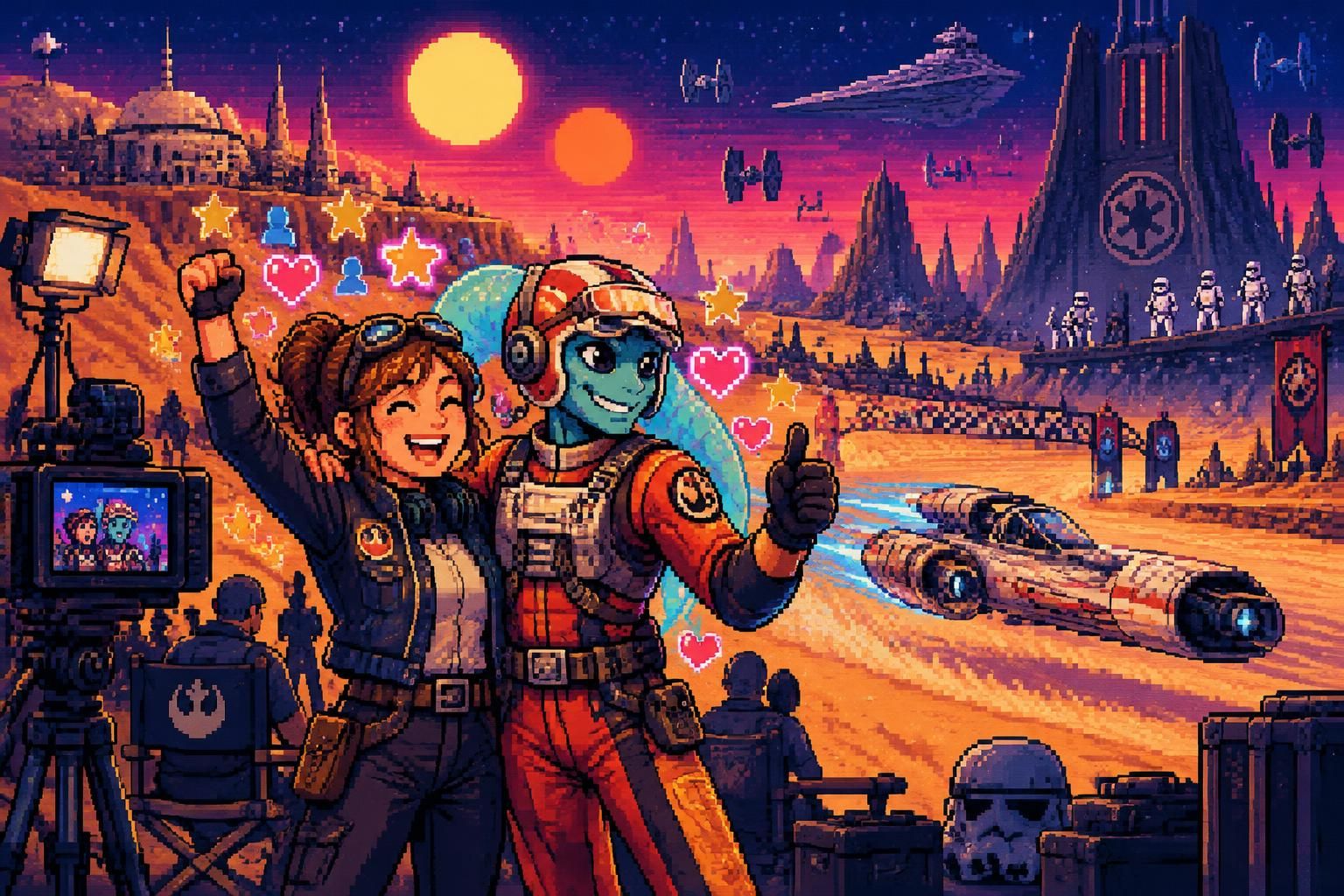 biddy blas shares how she brought a character to life in star wars: galactic racer—and reflects on the viral fame that made her an internet sensation.