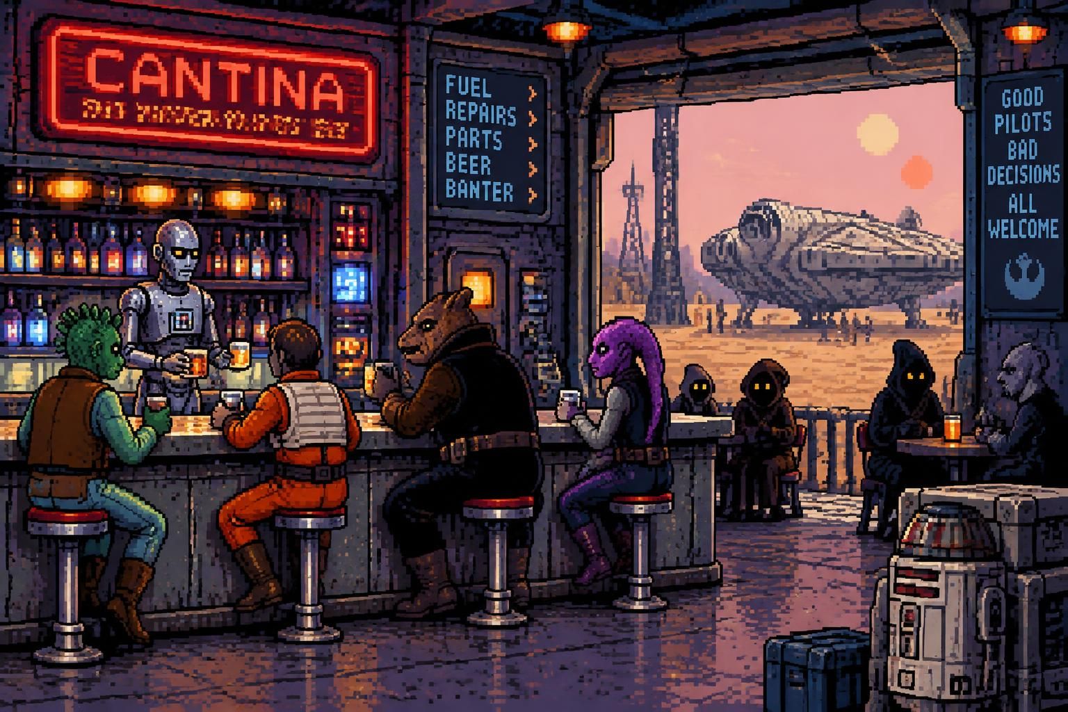 discover how star wars fans use visual ai to transform a creative idea into an immersive intergalactic cantina inspired by a galaxy far, far away.
