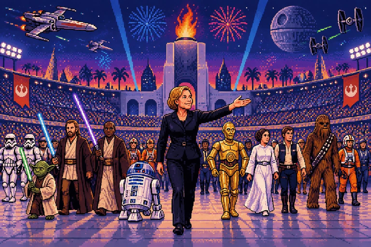 kathleen kennedy will lead the creative vision for the opening and closing ceremonies of the los angeles olympic games.