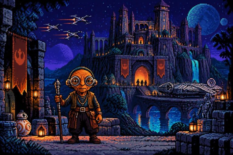 discover maz kanata, the ancient pirate queen whose mysterious castle holds secrets spanning generations across the star wars galaxy.