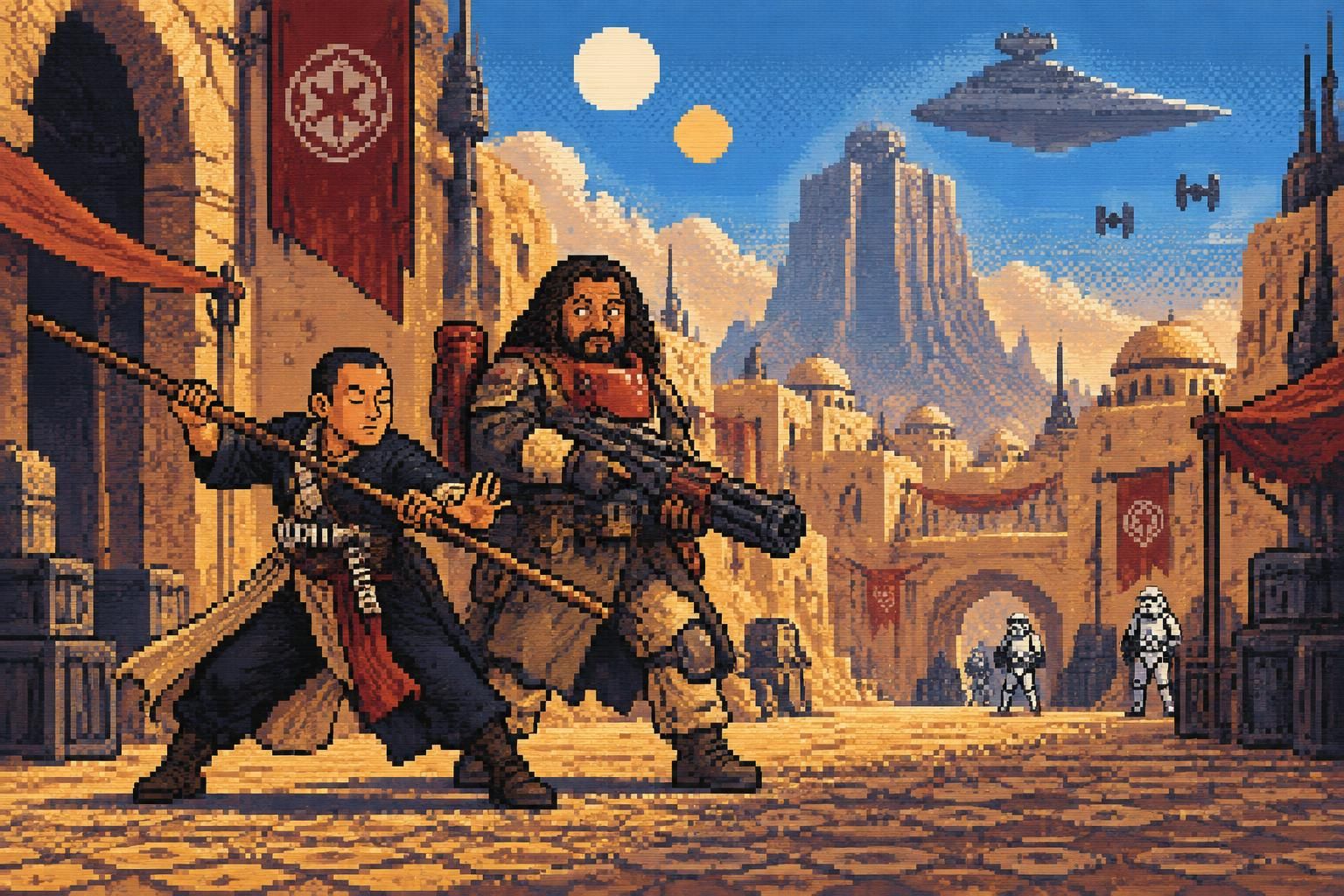 rogue one: chirrut & baze delivers breezy fun and charming character moments, but its simple story may leave fans wanting more.