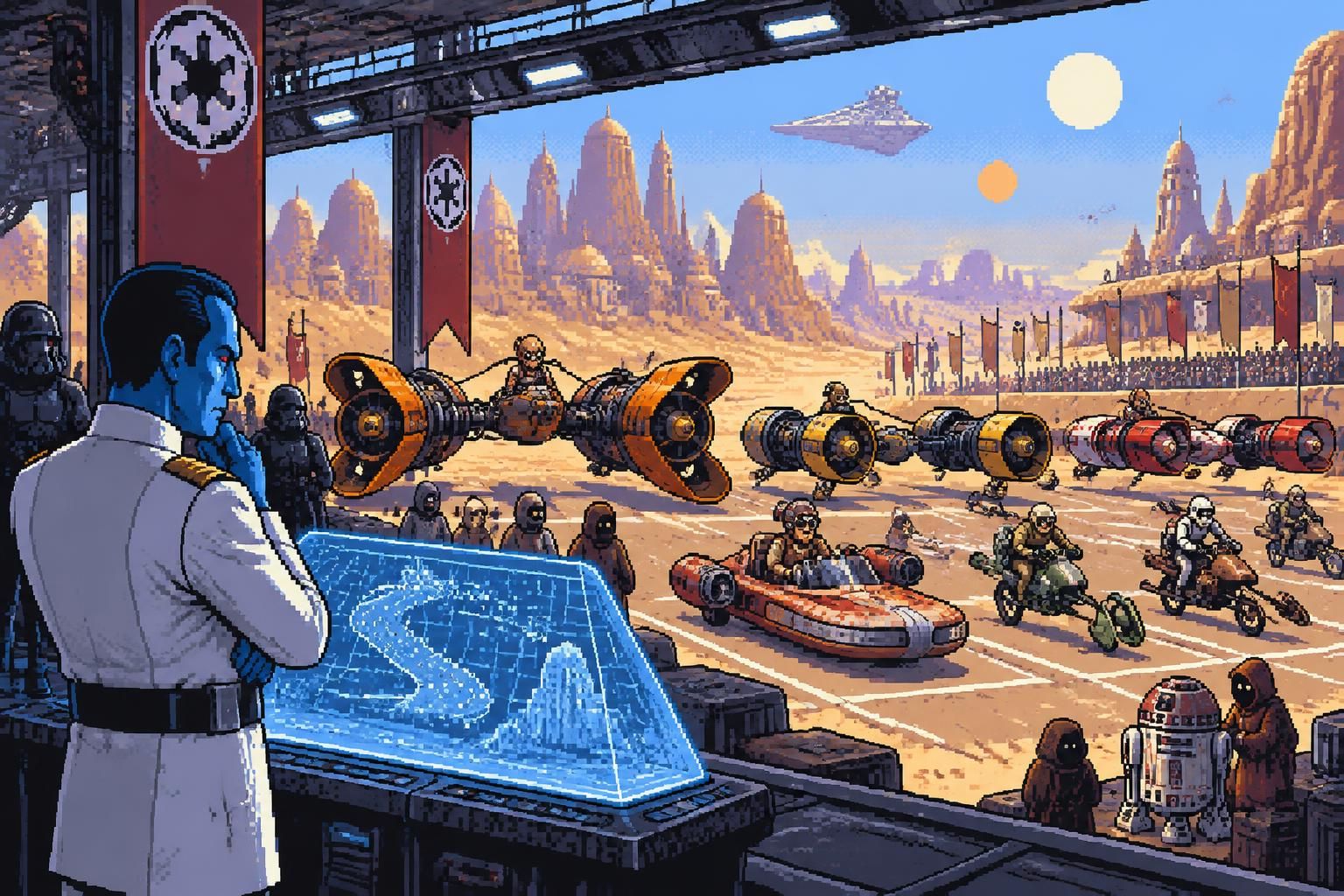 ‘star wars: galactic racer’ delivers a high-speed ride with the potential to become the ultimate star wars racing game.